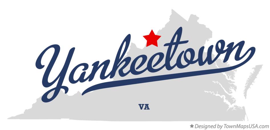 Map of Yankeetown Virginia VA