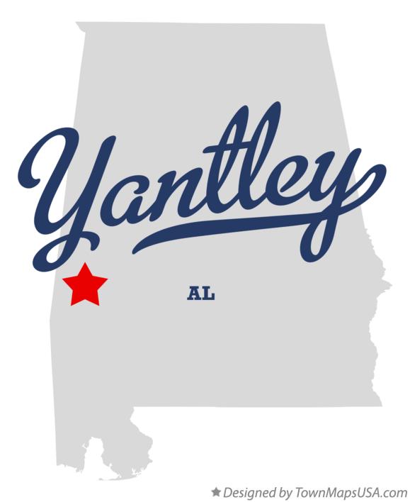 Map of Yantley Alabama AL