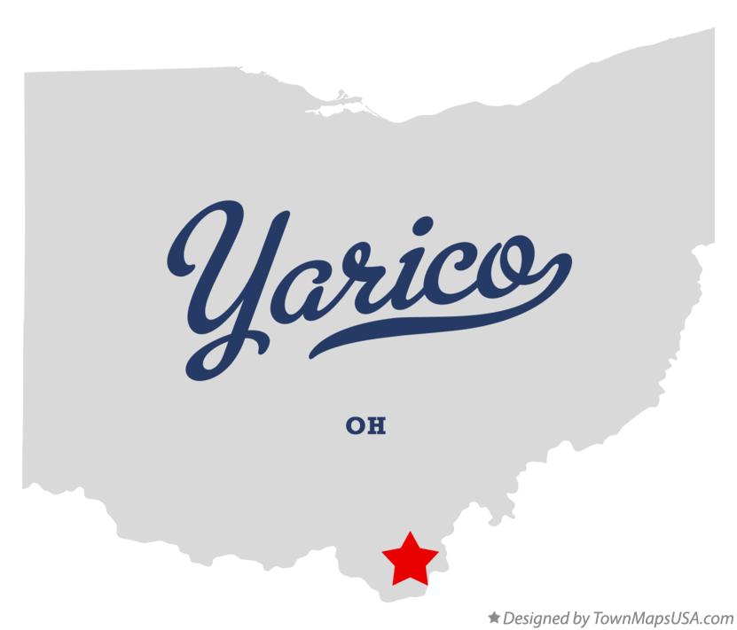 Map of Yarico Ohio OH
