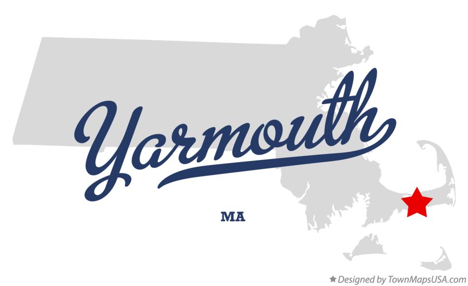 Map of Yarmouth Massachusetts MA