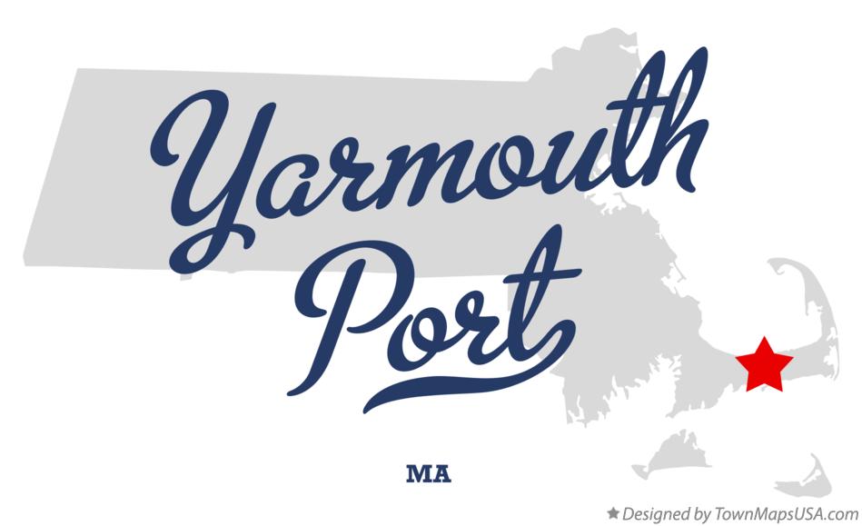 Map of Yarmouth Port Massachusetts MA