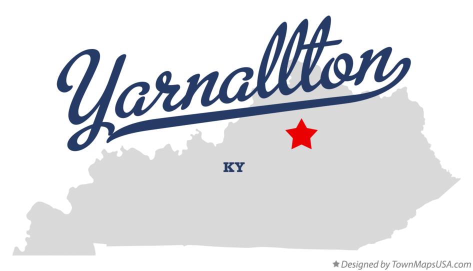 Map of Yarnallton Kentucky KY