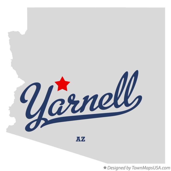 Map of Yarnell Arizona AZ