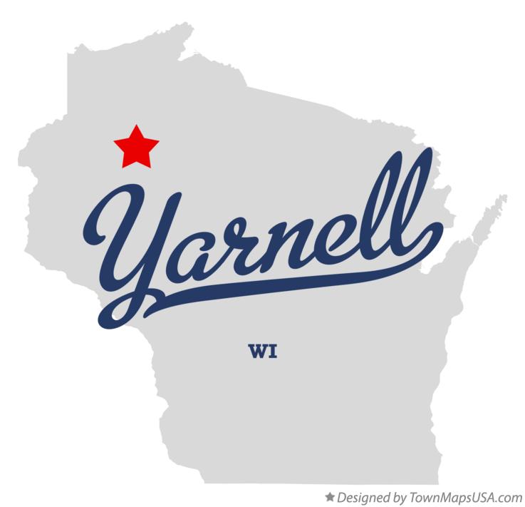Map of Yarnell Wisconsin WI