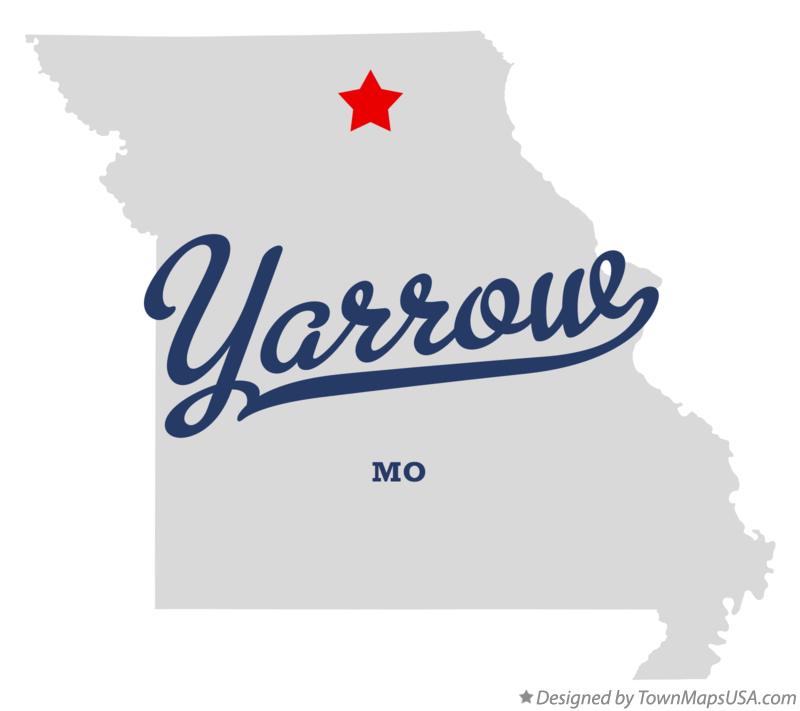 Map of Yarrow Missouri MO