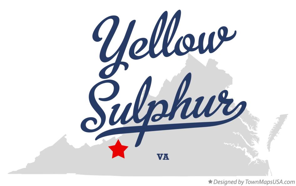Map of Yellow Sulphur Virginia VA