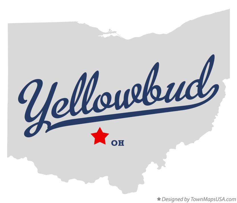 Map of Yellowbud Ohio OH
