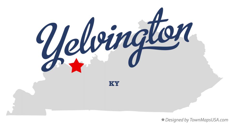 Map of Yelvington Kentucky KY