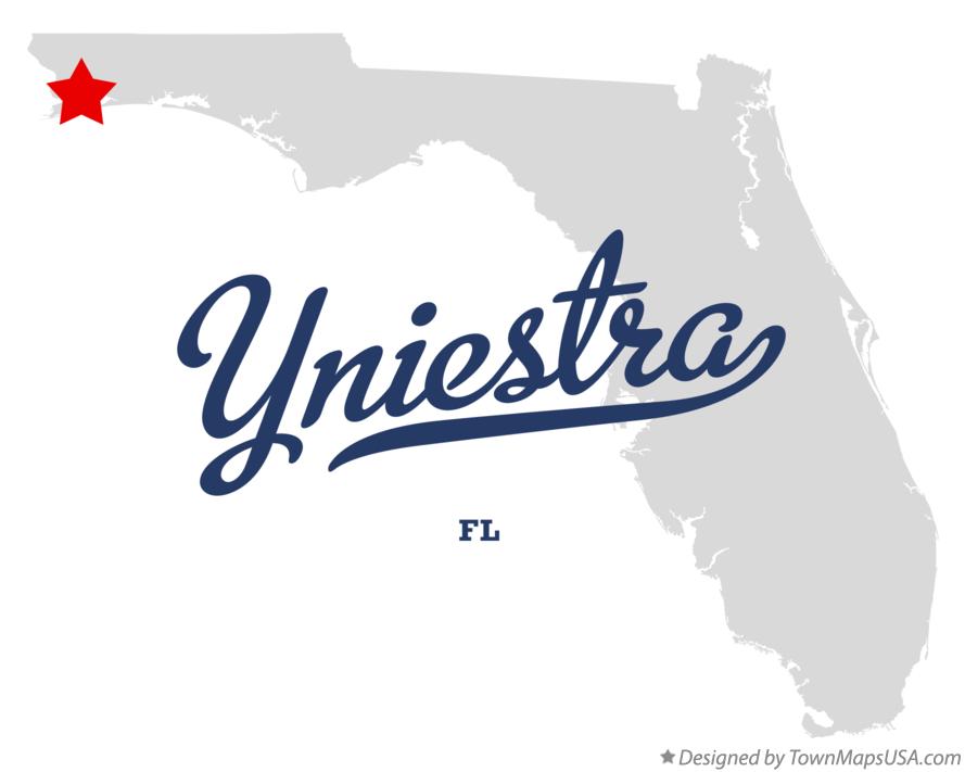 Map of Yniestra Florida FL