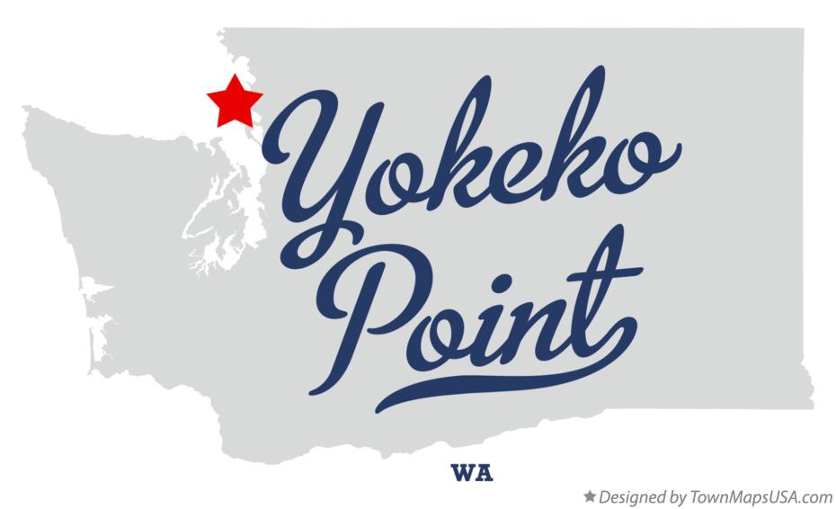 Map of Yokeko Point Washington WA
