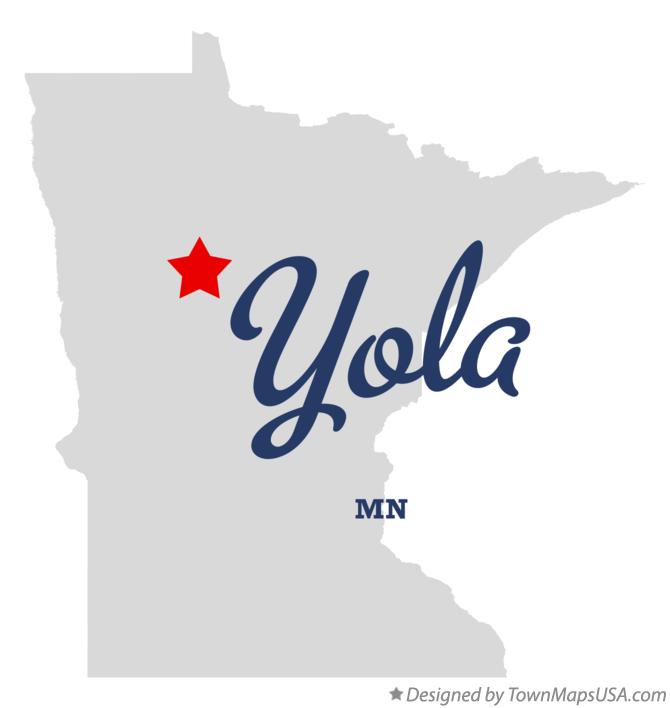 Map of Yola Minnesota MN