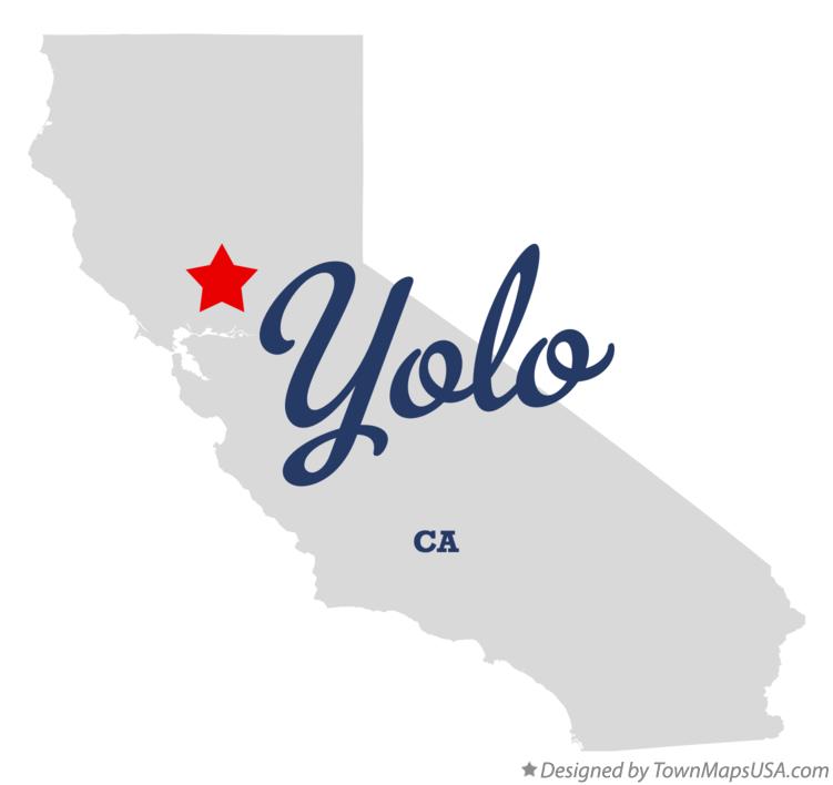 Map of Yolo California CA