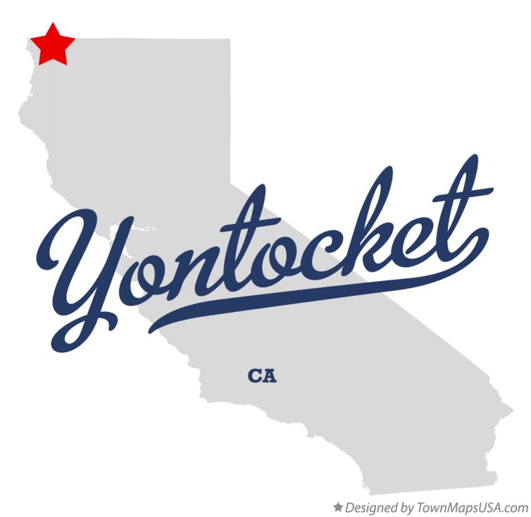 Map of Yontocket California CA
