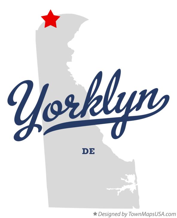Map of Yorklyn Delaware DE