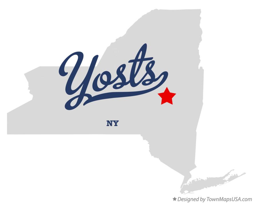 Map of Yosts New York NY