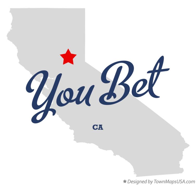 Map of You Bet California CA