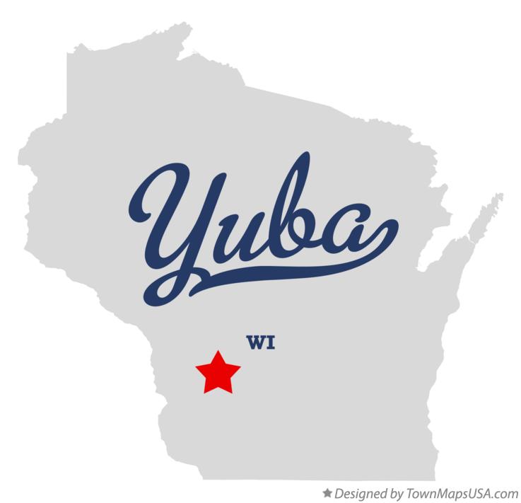 Map of Yuba Wisconsin WI