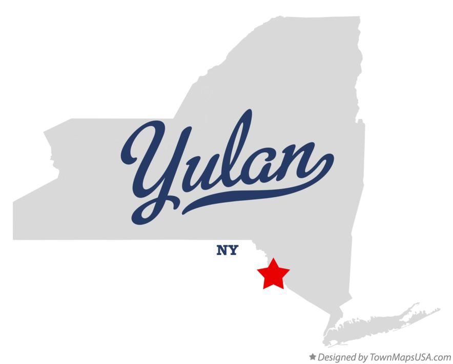 Map of Yulan New York NY