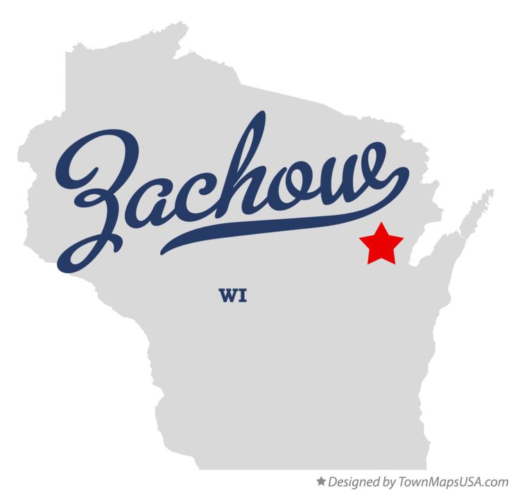 Map of Zachow Wisconsin WI