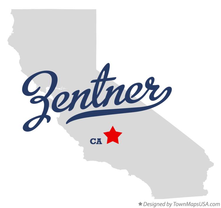 Map of Zentner California CA