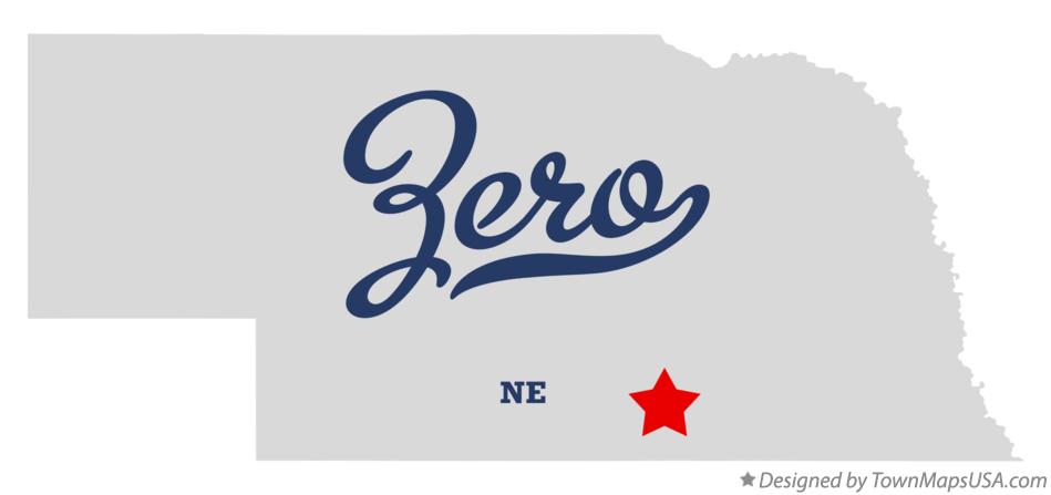 Map of Zero Nebraska NE