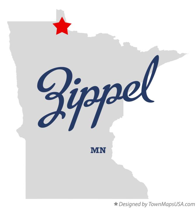 Map of Zippel Minnesota MN