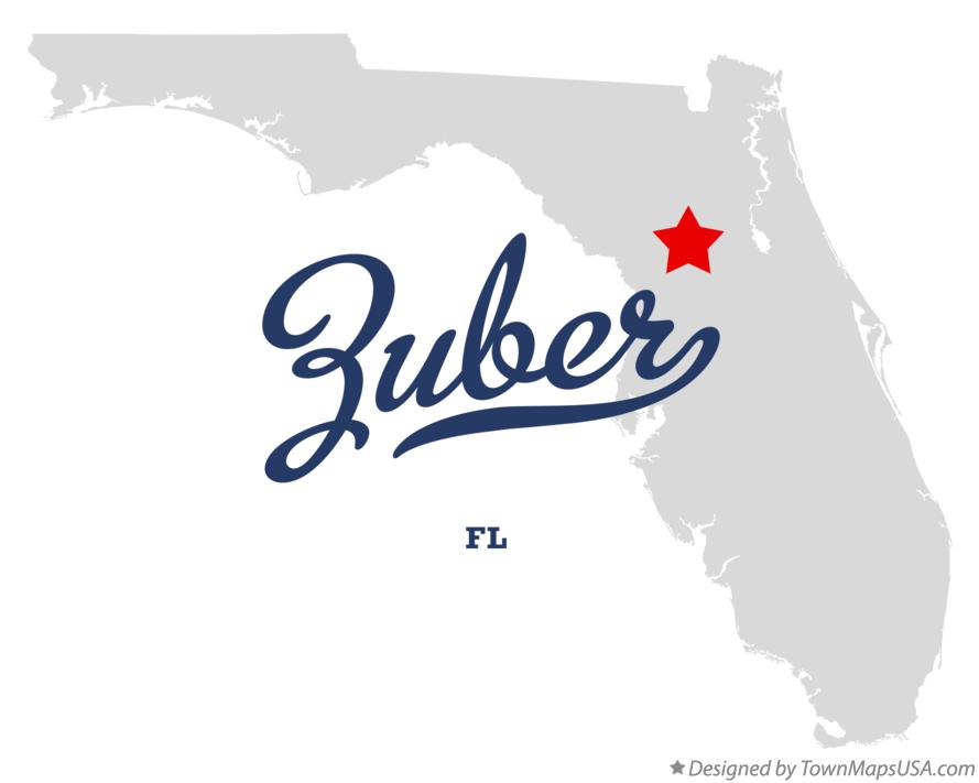 Map of Zuber Florida FL
