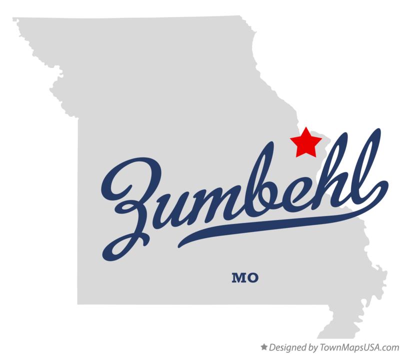 Map of Zumbehl Missouri MO