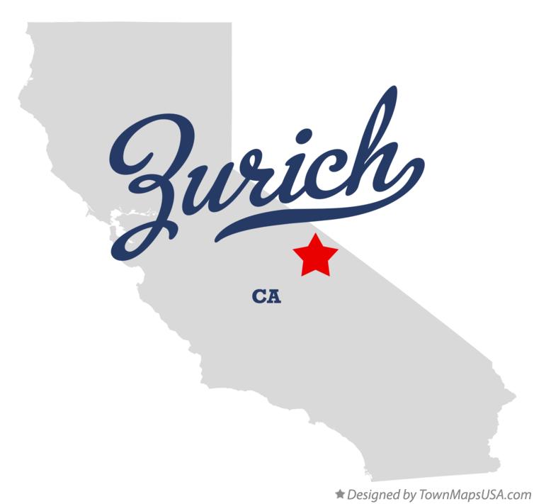 Map of Zurich California CA