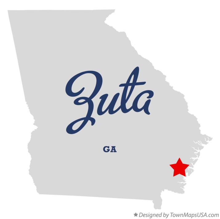 Map of Zuta Georgia GA