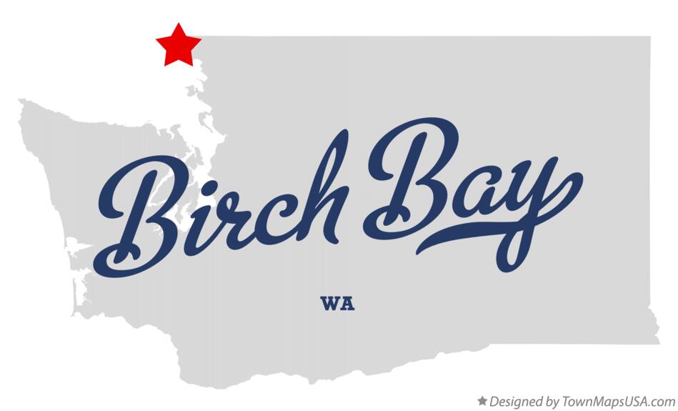 Map of Birch Bay WA