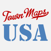 Maps of Cities and Towns of US by TownMapsUSA.com