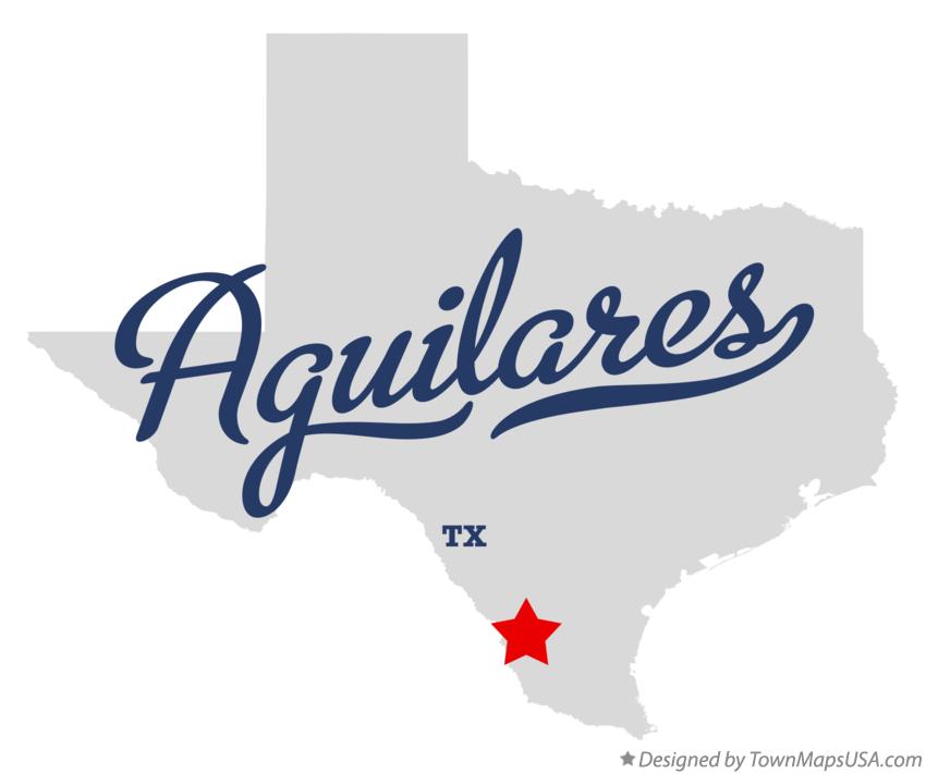 Map of Aguilares Texas TX