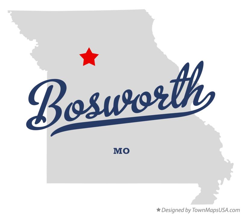 Map of Bosworth Missouri MO