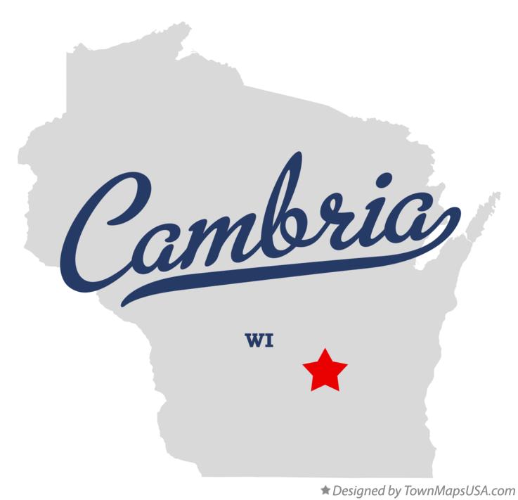 Map of Cambria Wisconsin WI