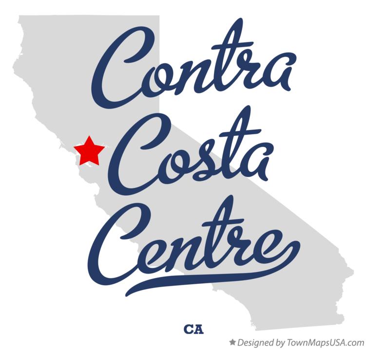 Map of Contra Costa Centre, CA, California