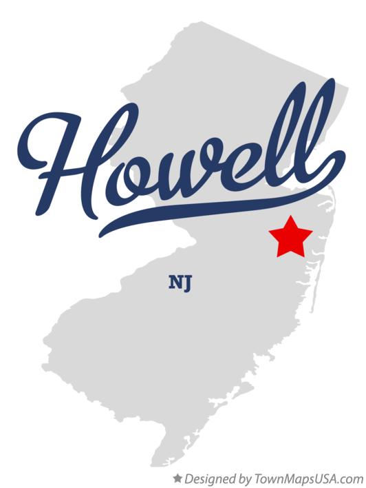 Howell Nj Zip Code Map - United States Map