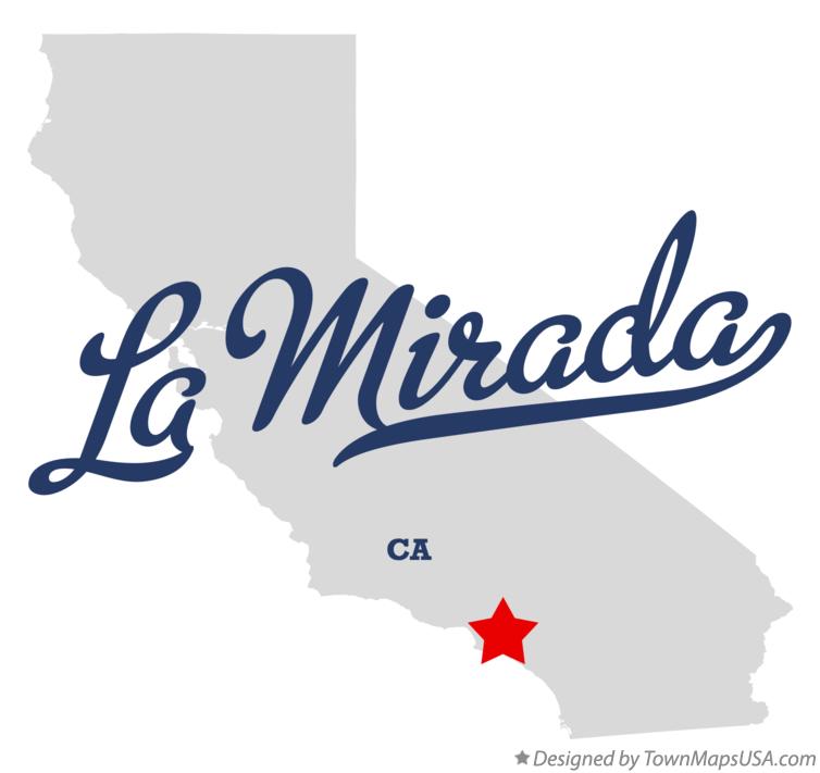 Map of La Mirada California CA