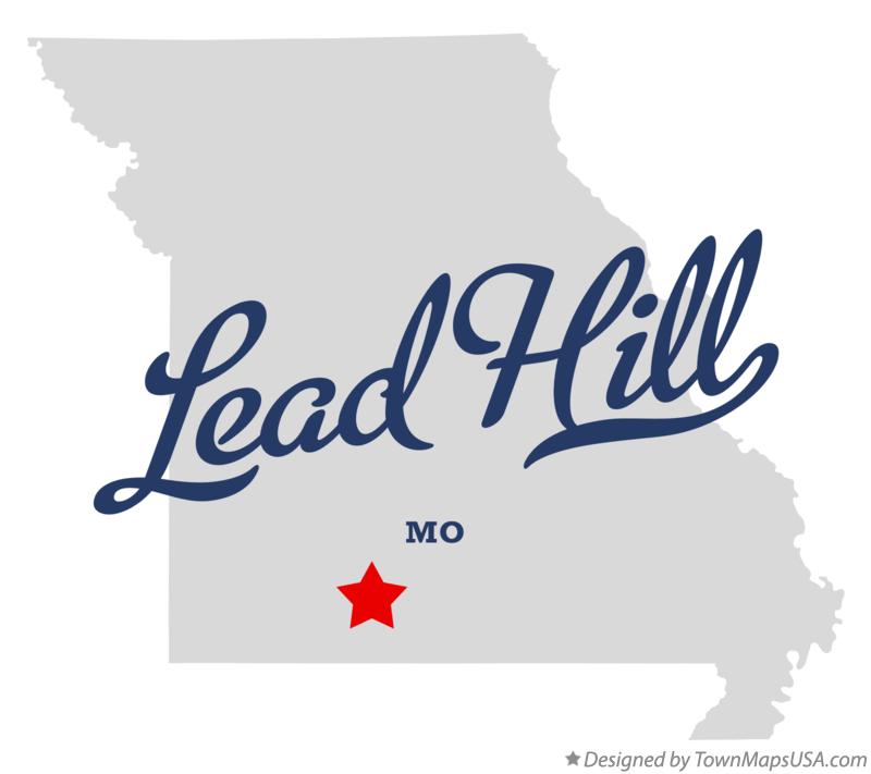 Map of Lead Hill, MO, Missouri