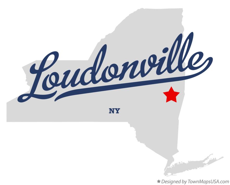 Map of Loudonville New York NY