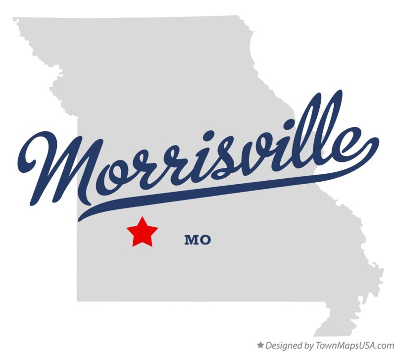 Map of Morrisville Missouri MO