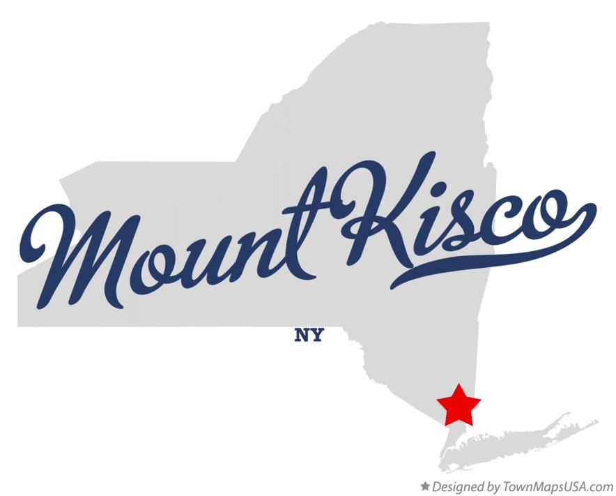 Map of Mount Kisco New York NY
