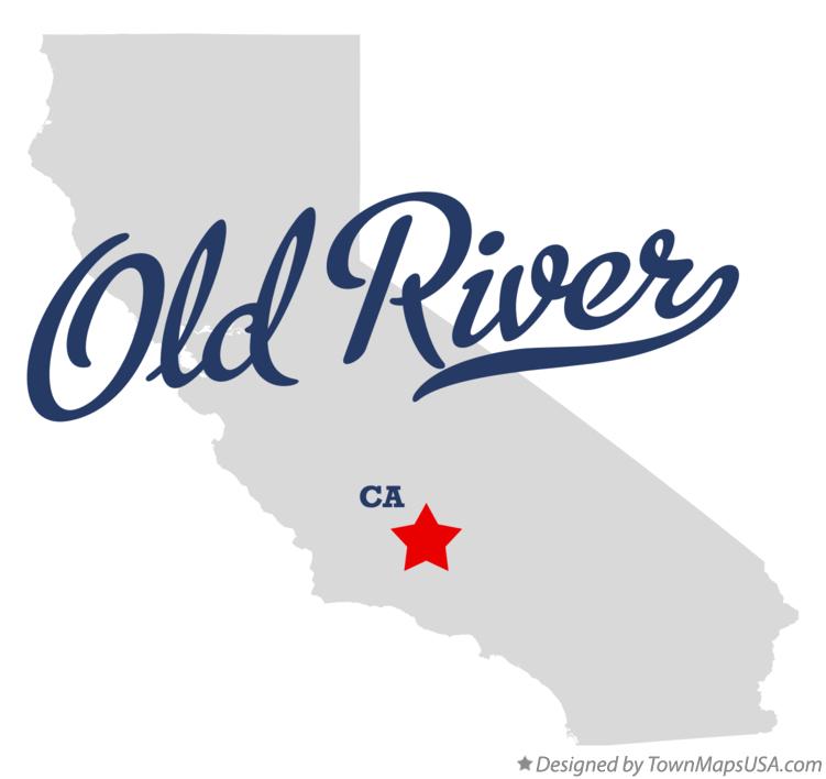 Map of Old River, CA, California