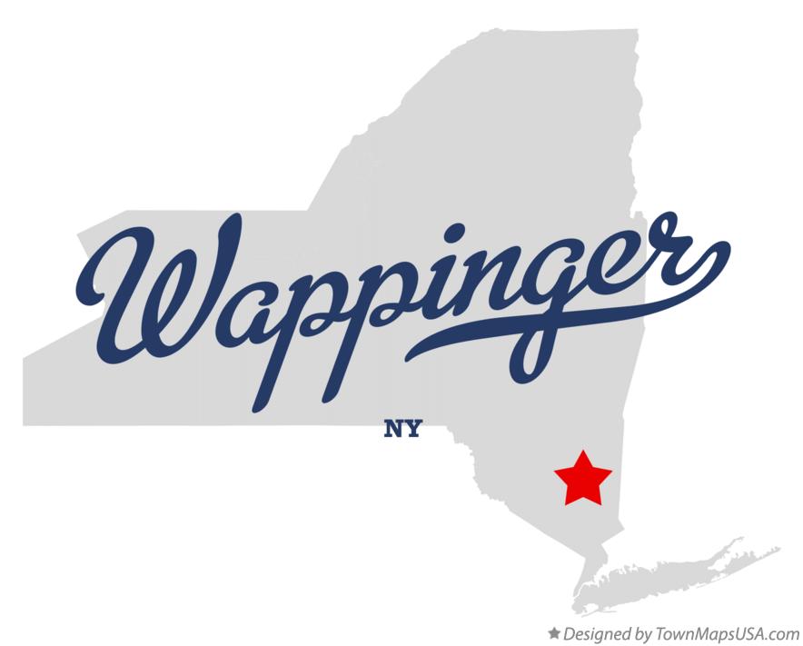 Map of Wappinger New York NY