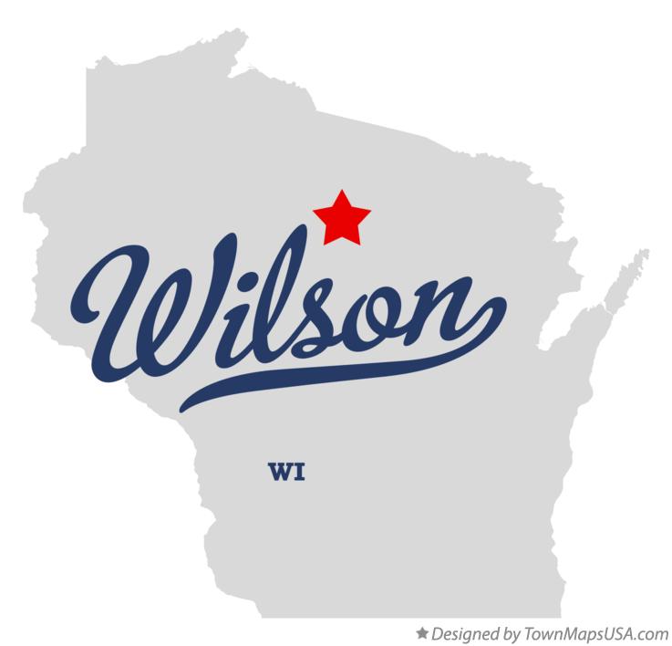 Map of Wilson, Lincoln County, WI, Wisconsin